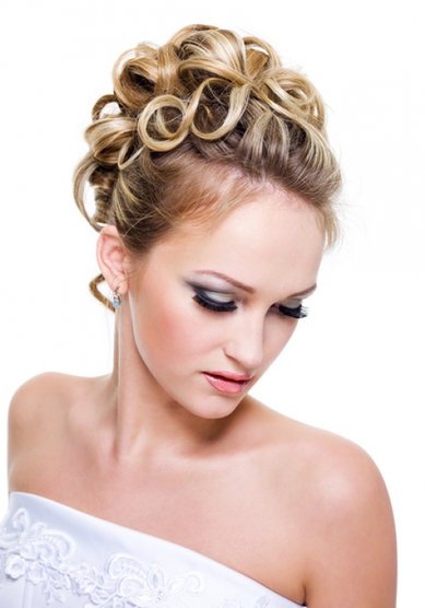 Свадебная прическа О8507 - студия красоты Лето