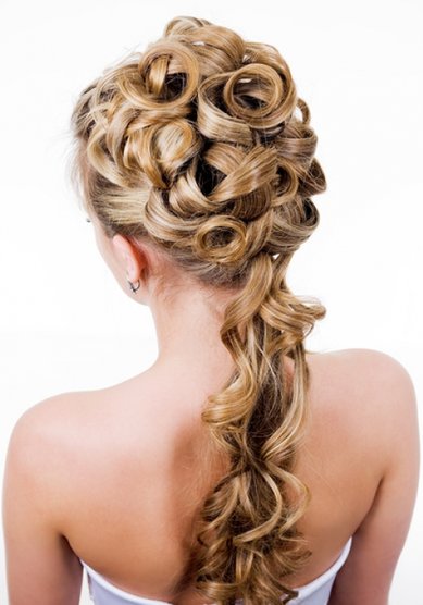 Прическа на свадьбу Богиня (О8508) - студия красоты Лето