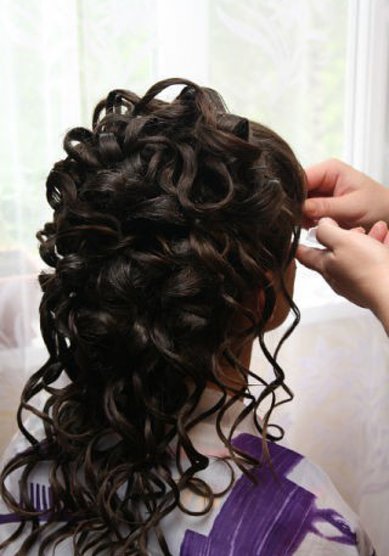 Прическа на свадьбу С10404 - стилист-визажист Мила Кузьмина