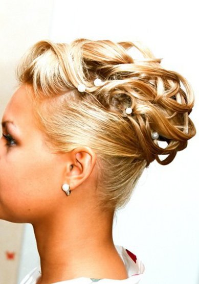 Прическа на свадьбу С10416 - стилист-визажист Мила Кузьмина