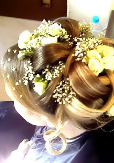 Свадебная прическа С10439 - стилист-визажист Мила Кузьмина