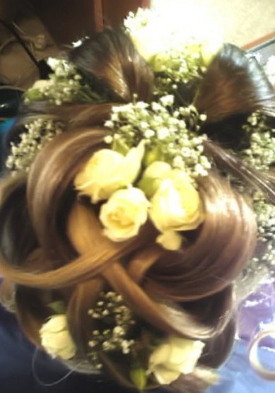 Свадебная прическа С10439 - стилист-визажист Мила Кузьмина