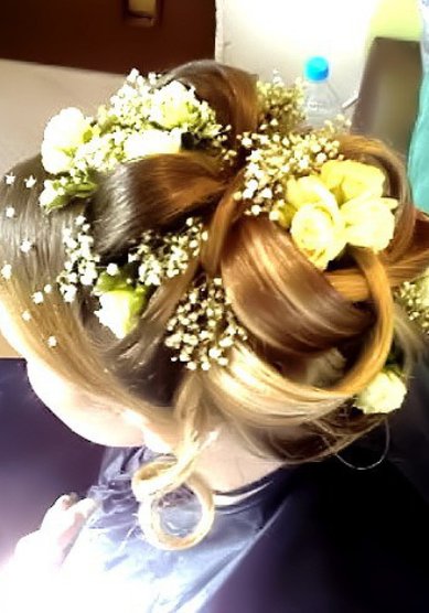 Прическа на свадьбу С10440 - стилист-визажист Мила Кузьмина