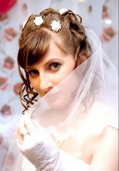 Прическа на свадьбу С11988 - стилист-визажист Мила Кузьмина