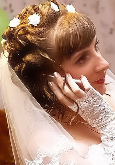 Прическа на свадьбу С11988 - стилист-визажист Мила Кузьмина