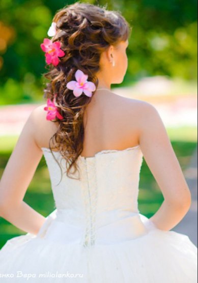 Прическа на свадьбу Невеста Наталья (С13548) - Стилист-визажист Олеся Чорная