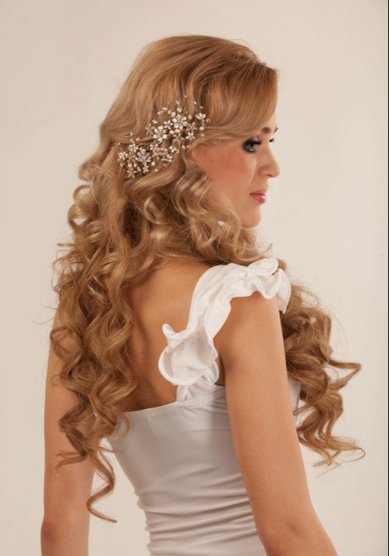 Прическа на свадьбу Невеста Юлия (С15442) - Стилист-визажист Олеся Чорная