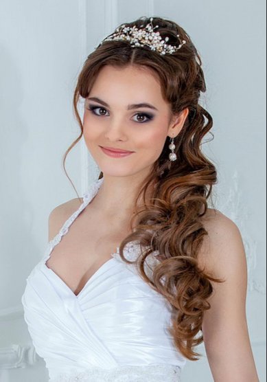 Свадебная прическа Невеста Ангелина. Греческий стиль (С16513) - Стилист-визажист Олеся Чорная...