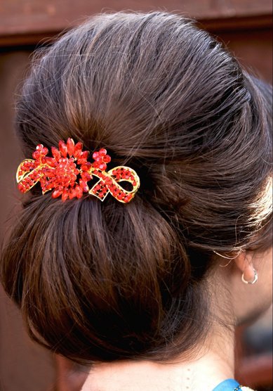 Свадебная прическа Индиана (V16521) - Стилист Елена Левицкая