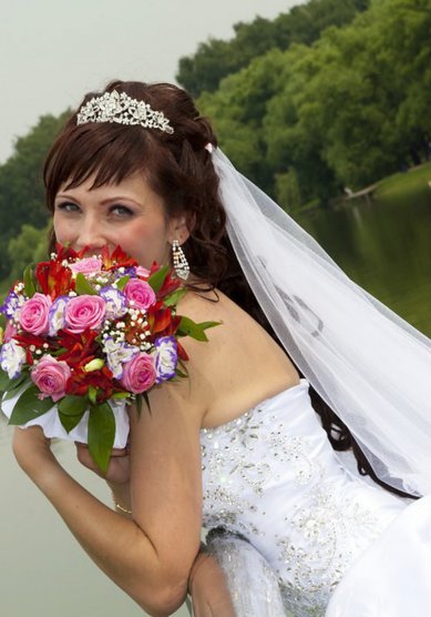 Свадебная прическа С16609 - стилист-визажист Мила Кузьмина