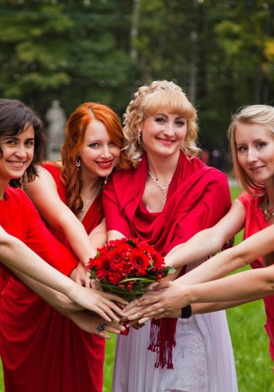 Прическа на свадьбу С16618 - стилист-визажист Мила Кузьмина