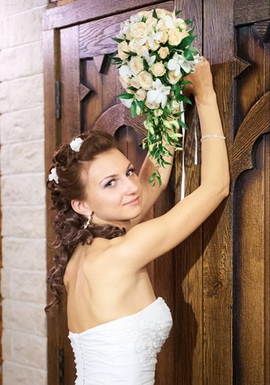 Свадебная прическа С16619 - стилист-визажист Мила Кузьмина