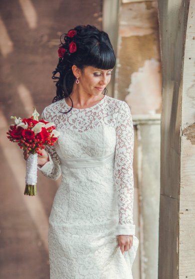 Свадебная прическа С16985 - Стилист-визажист Виктория Корсакова