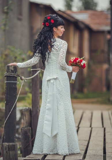 Свадебная прическа С16985 - Стилист-визажист Виктория Корсакова