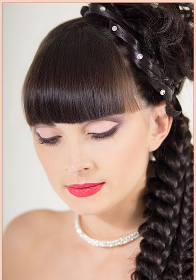 Свадебная прическа А17057 - Свадебный стилист Анна Крылова