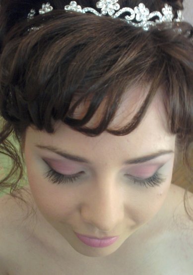 Образ невесты невеста до и после макияжа (С17668) - стилист-визажист Мила Кузьмина