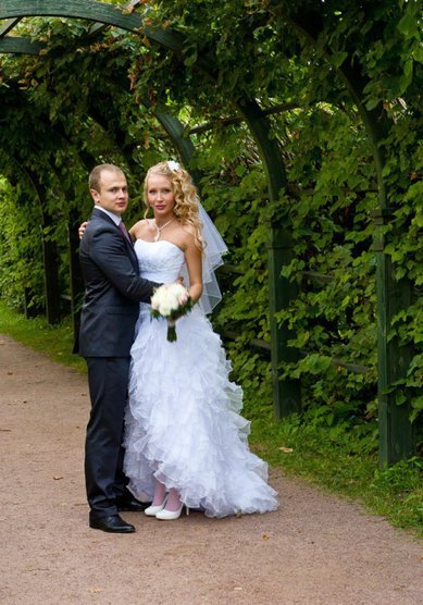 Прическа на свадьбу С17684 - стилист-визажист Мила Кузьмина