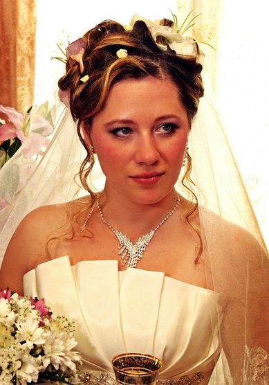 Свадебная прическа С17687 - стилист-визажист Мила Кузьмина