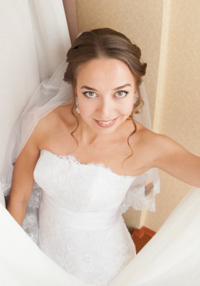 Прическа на свадьбу К17802 - Стилист-визажист Марина Кулагина