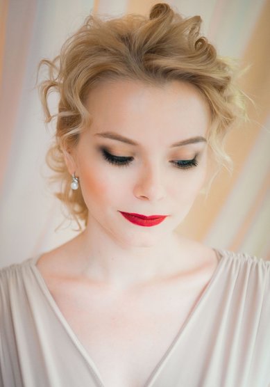 Свадебная прическа К17981 - Стилист-визажист Марина Кулагина