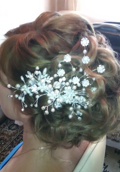 Свадебная прическа С18109 - стилист-визажист Мила Кузьмина