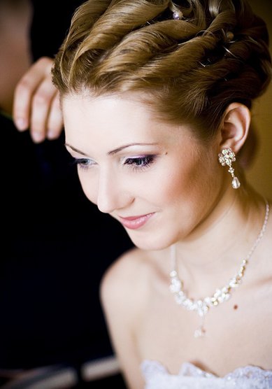 Свадебный образ Нежно-лиловый макияж (П18133) - Стилист-визажист Елена Плетнер