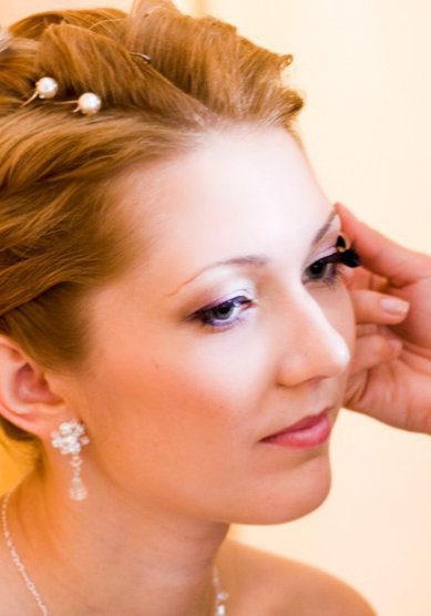 Свадебный образ Нежно-лиловый макияж (П18133) - Стилист-визажист Елена Плетнер