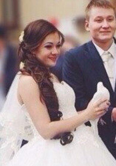 Свадебная прическа Прическа с накладными прядями (В18175) - Выездной салон Home Glamour