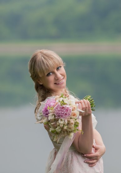 Свадебная прическа К18309 - Стилист-визажист Марина Кулагина