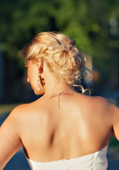 Прическа на свадьбу С18458 - стилист-визажист Мила Кузьмина