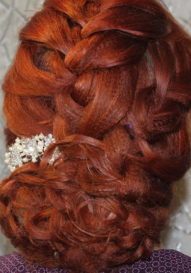 Прическа на свадьбу О19666 - Стилист-визажист Елена Олейник