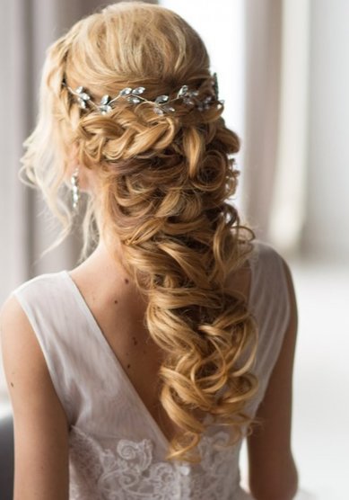 Свадебная прическа Н19683 - Стилист-визажист Наталия Сачдева