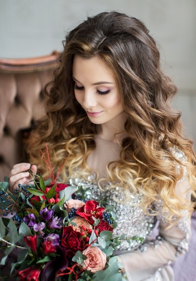 Образ невесты нежный свадебный макияж (М19890) - Стилист-визажист Москвичка