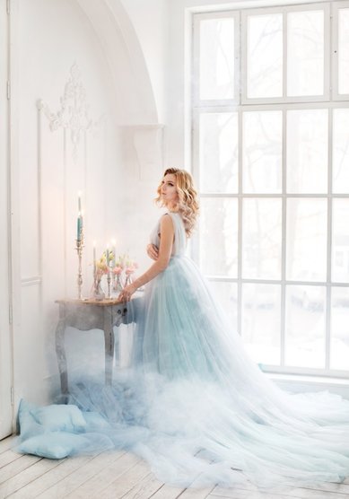 Прическа на свадьбу Локоны на среднюю ддлину волос (М19898) - Стилист-визажист Москвичка...