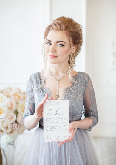 Образ невесты Классический свадебный макияж (М20396) - Стилист-визажист Москвичка