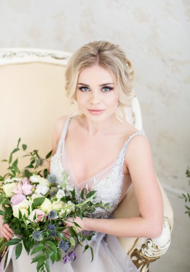 Свадебный образ Бирюзовый макияж (М20403) - Стилист-визажист Москвичка