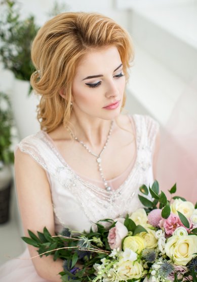 Образ невесты Нежный свадебный макияж (М20406) - Стилист-визажист Москвичка