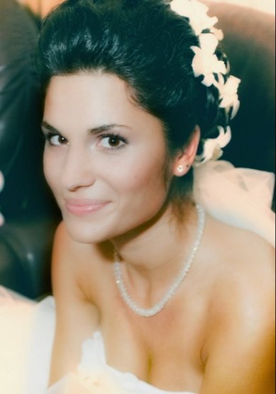 Прическа на свадьбу Полина (V6948) - Стилист Елена Левицкая