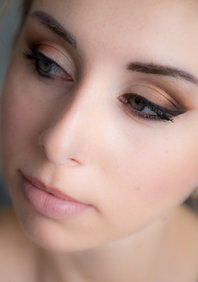 Свадебный макияж золотистый свадебный макияж (М18972)