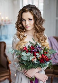 Свадебный макияж нежный свадебный макияж (М19890)