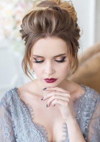 Свадебный макияж Яркий свадебный макияж (М20395)