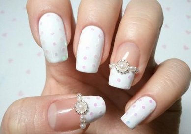 Свадебный маникюр О16908 - Стилист-визажист Елена Олейник