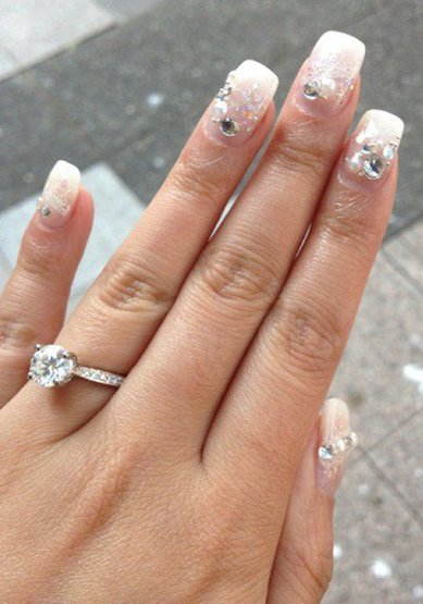 Свадебный маникюр О16934 - Стилист-визажист Елена Олейник