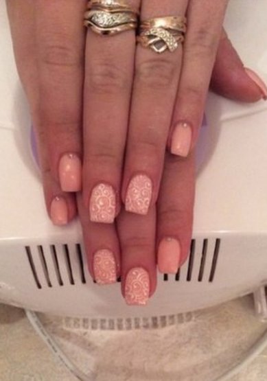 Свадебный маникюр А17017 - Мастер ногтевого сервиса Анна Ноготкова