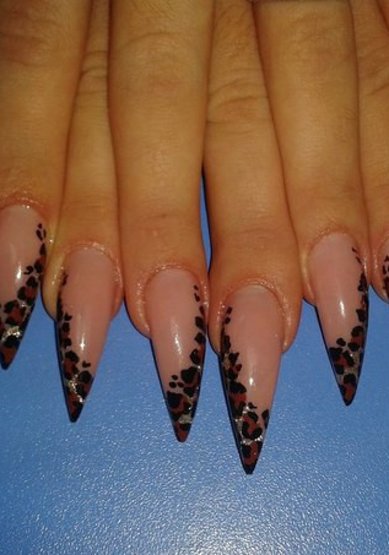 Свадебный маникюр дизайн леопард (А17092) - Мастер ногтевого сервиса Анна Ноготкова