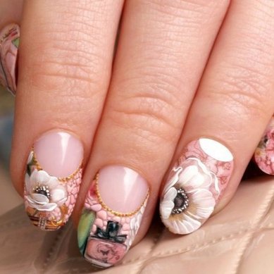 Свадебный маникюр О20976 - Стилист-визажист Елена Олейник