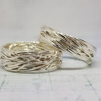 Обручальные кольца 40199852 | 40199852-Ю15486 из серебра, фигурные