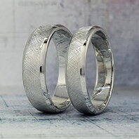 Обручальные кольца 46622554 | 46622554-Ю15523 из белого золота, фигурные