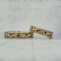 Обручальные кольца 41324550 | 41324550-Ю15547 комбинированные, фигурные