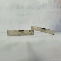 Обручальные кольца 43747936 | 43747936-Ю15568 из белого золота, фигурные